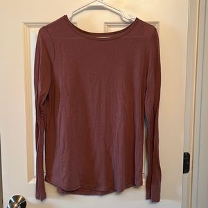 Rose color long sleeve